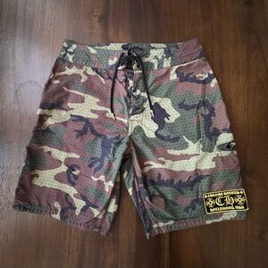 Authentic Chrome Hearts Camouflage Shorts with Patch